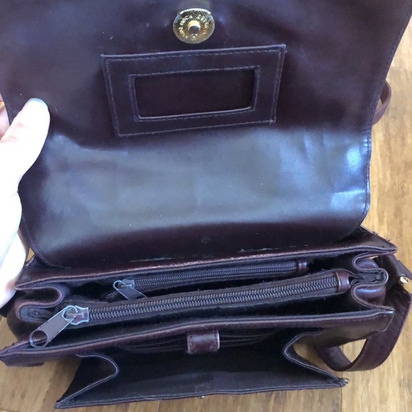 Etienne Aigner Burgundy Crossbody Purse - Picture 2 of 5